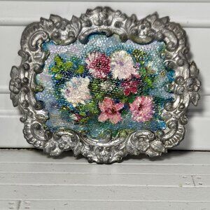 Oil Painting Dollhouse Miniature by Pauline Miller